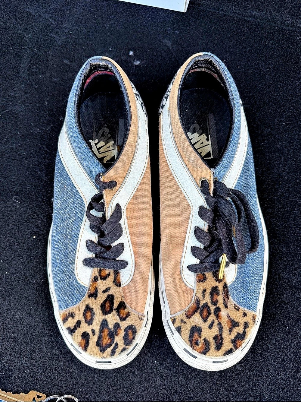 Vans Bold Ni Bender Low-Top Sneakers Blue & Brown